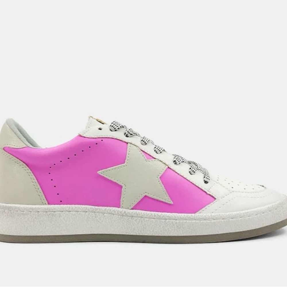 Paz Neon Lilac Sneakers by Shu Shop Size 6.5
